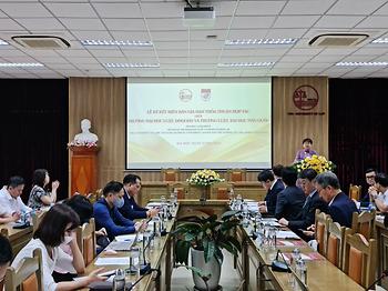 고려대 법전원과 베트남 하노이 법률대학과의 협정 연장 서명식 및 공동 세미나 행사 이미지